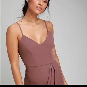 Reinette Mauve Purple Midi Dress
